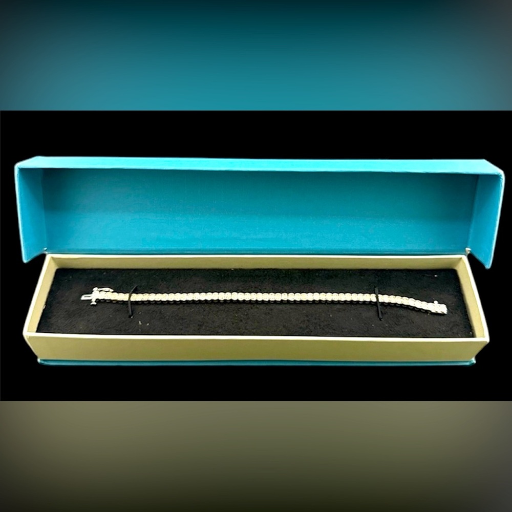 Netaya 1.00 Carat Diamond Tennis Bracelet in Sterling Silver